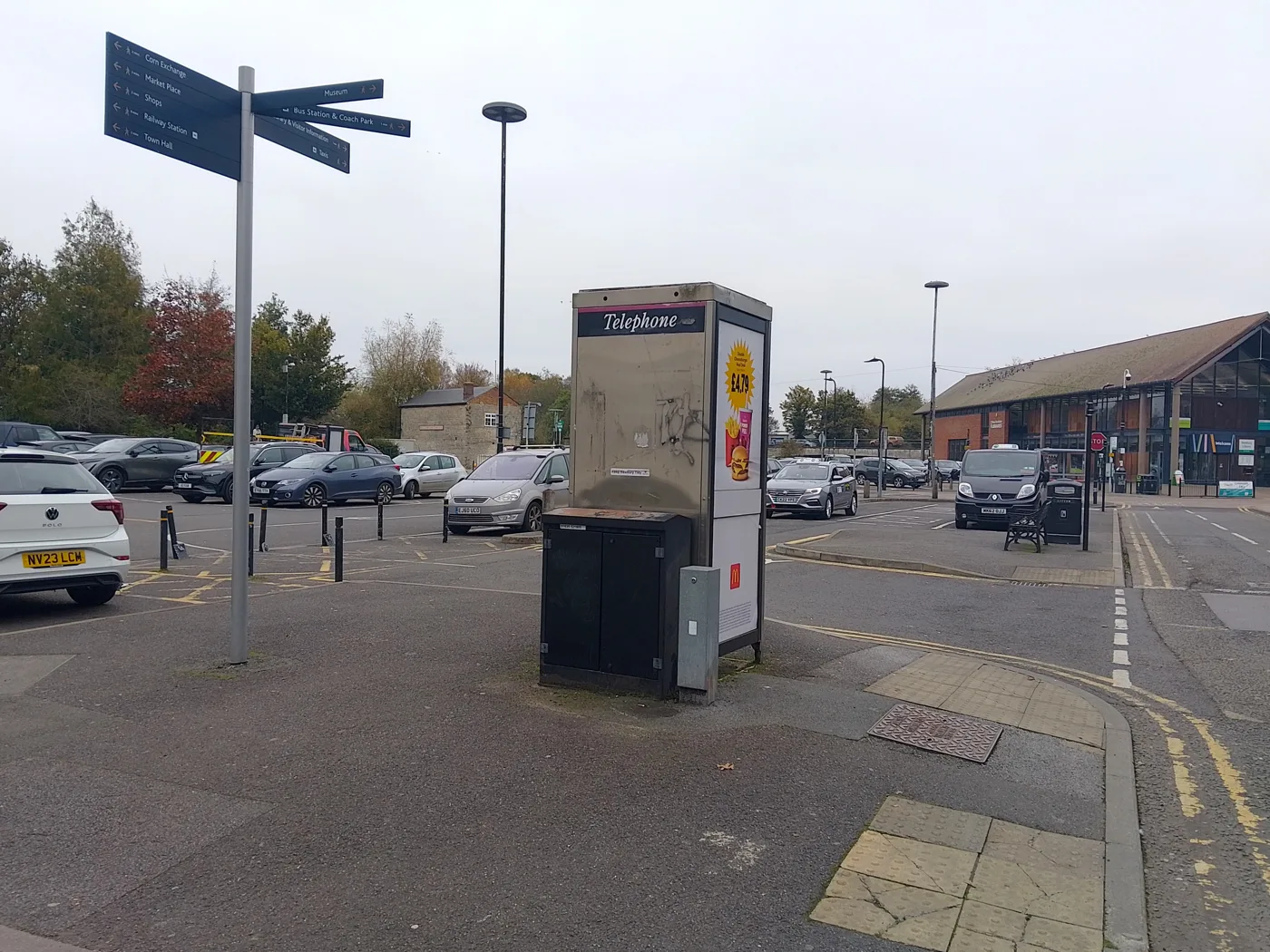 Newbury Wharf car park, one of the town-centre pay and display sites where charges run every day of the week, bank holidays included